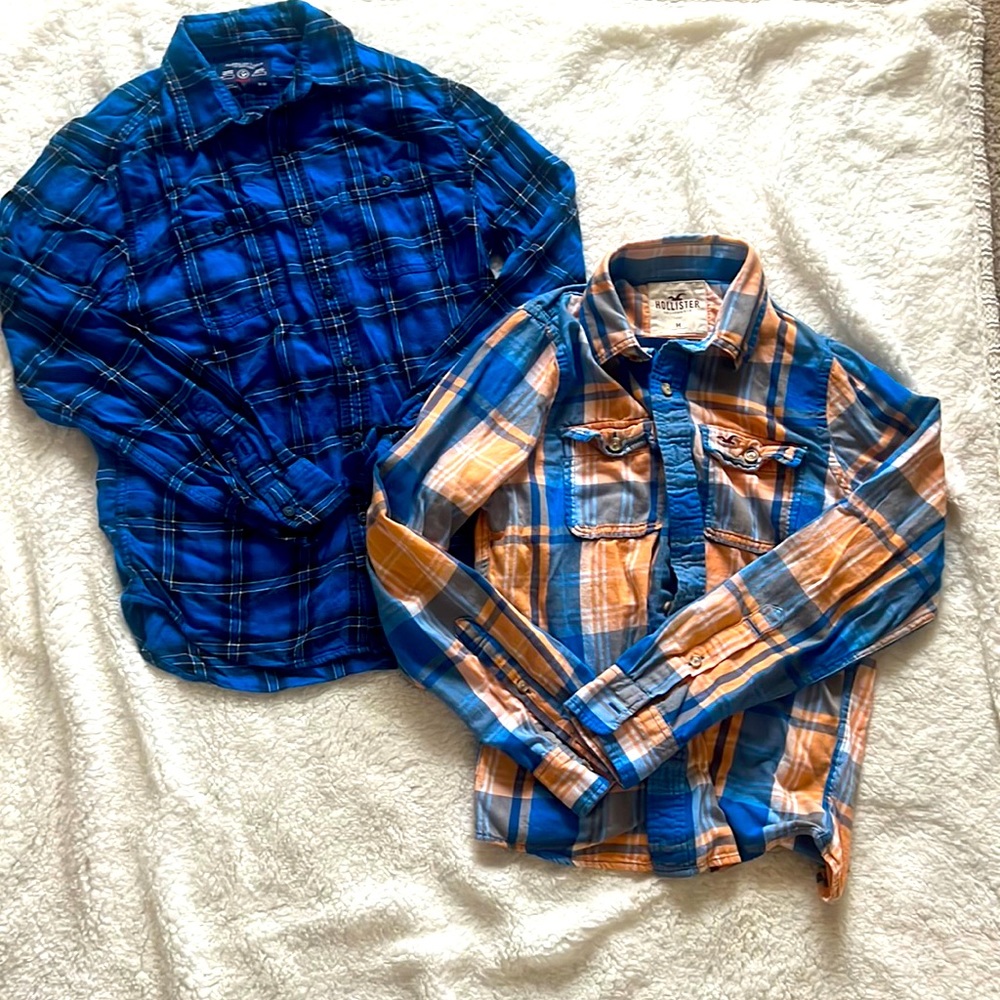 Plaid button-up Bundle (2)